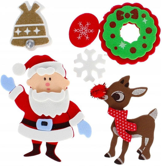 Santa Claus Eva Decoration 6 Pieces Cf 12/288