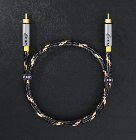 Fiio Καλώδιο Ομοαξονικό 0.2m (LR-RCA5S) 1τμχ
