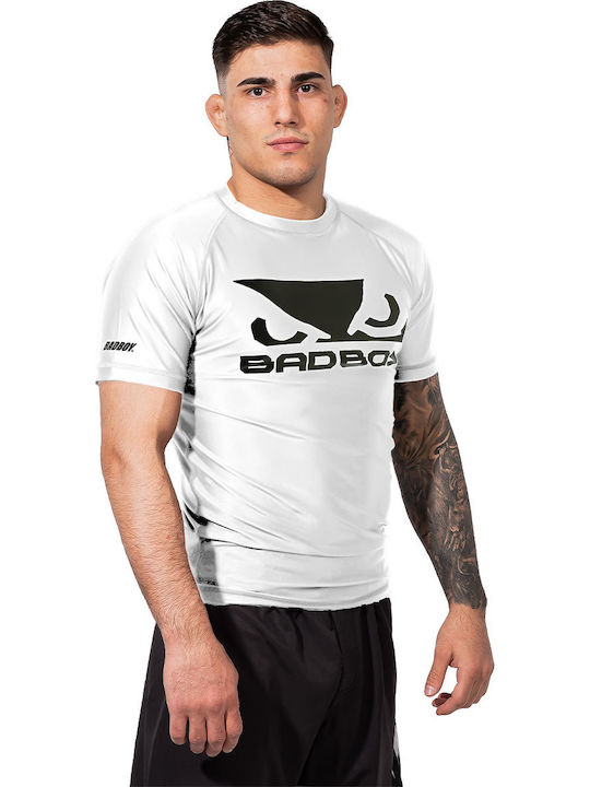 Bad Boy Short Sleeve Shirt BB-000063-WB for Jiu-Jitsu White