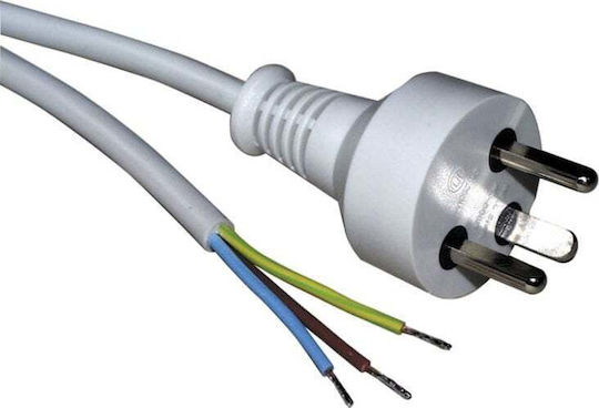 Roline Power Cable White 6 M Dk-edb