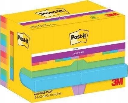 3m Post-it 7100258794 Square Multicolour Memo Paper 47.6 Mm 47.6 Mm 90 Sheets