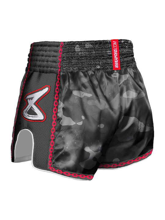 Боксерки Muay Thai 8 Weapons Urban Camo 2.0 Черно Сиво