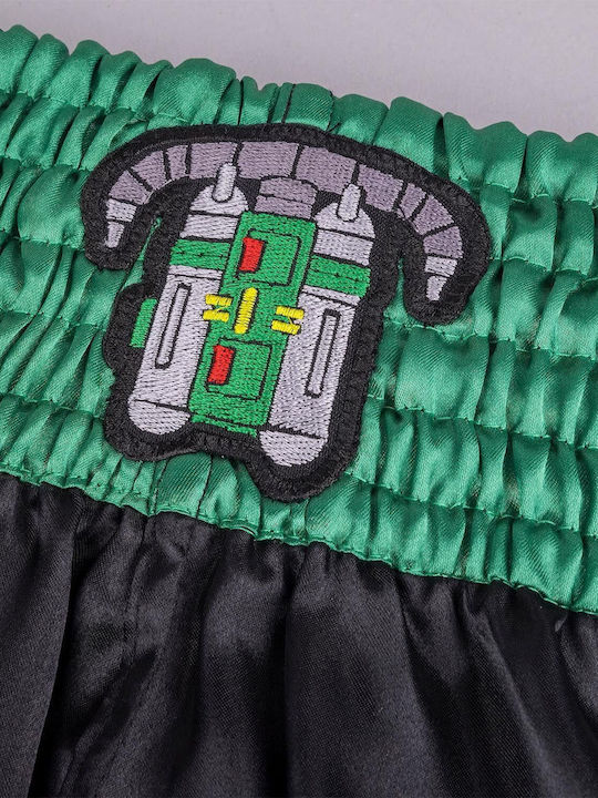 Σορτσάκια Muay Thai 8 Weapons West Coast Black Green