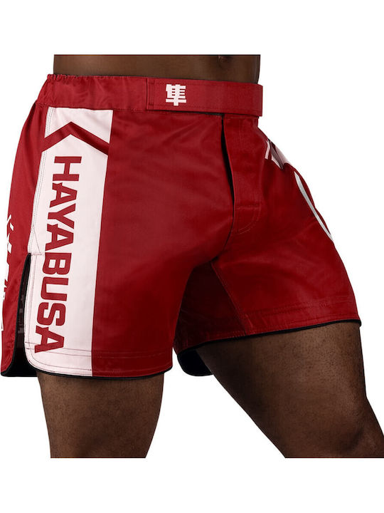 Hayabusa Icon Mid Σορτσάκι MMA Κόκκινο