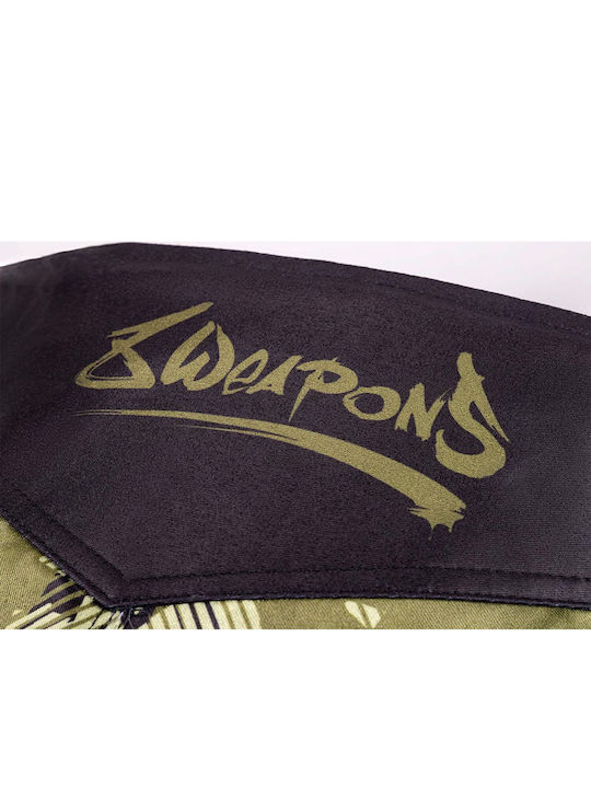 8 Weapons 8310003 MMA Shorts Black