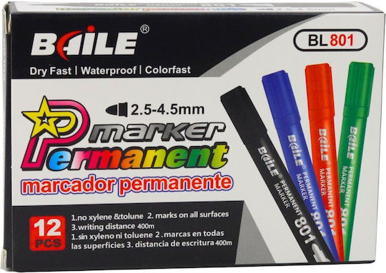 Lean Toys Marker Permanent albastru