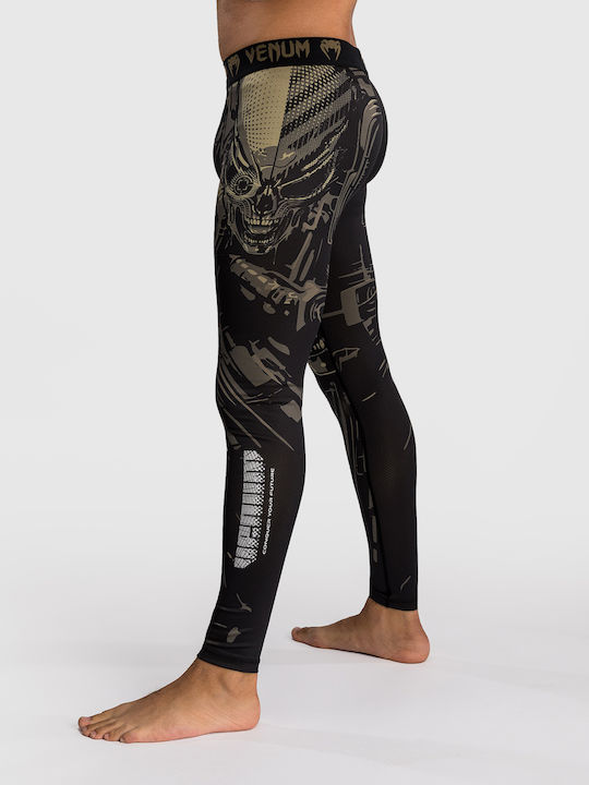 Venum Spats Long Men Martial Arts Leggings Black