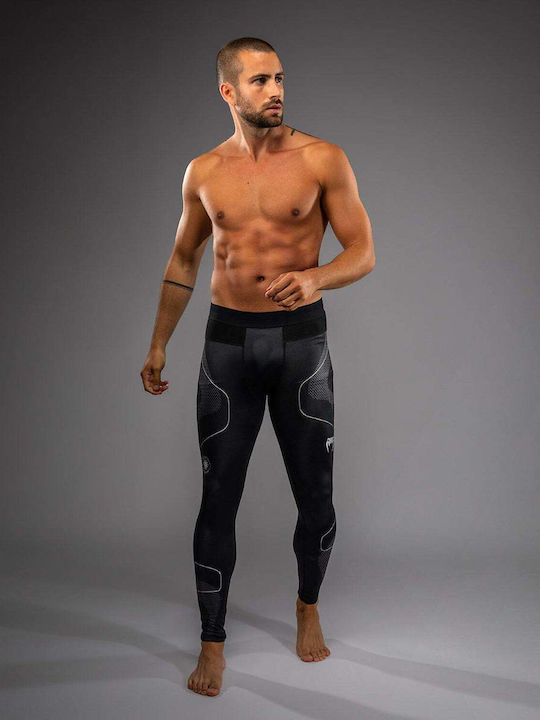 Venum Spats Long Men Martial Arts Leggings Black