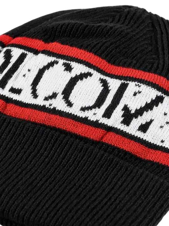 Beanie Ανδρικός Σκούφος Πλεκτός σε Μαύρο χρώμα