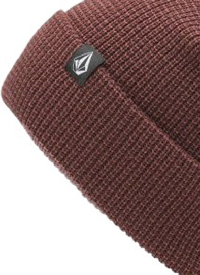 V.co Baseline Beanie Beanie Knitted in Burgundy color