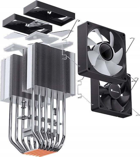 Jonsbo CR-1400 DV2 CPU Cooling Fan with ARGB for AM4/AM5/1200/115x/1700 Socket