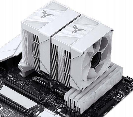 Jonsbo CR-1400 DV2 CPU Cooling Fan with ARGB for AM4/AM5/1200/115x/1700 Socket White