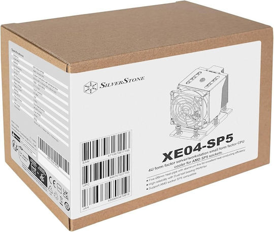 Silverstone SST-XE04-SP5B CPU Kühlung für Socket SP5 Schwarz