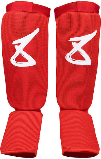 8 Weapons Shin Guards Adults Red