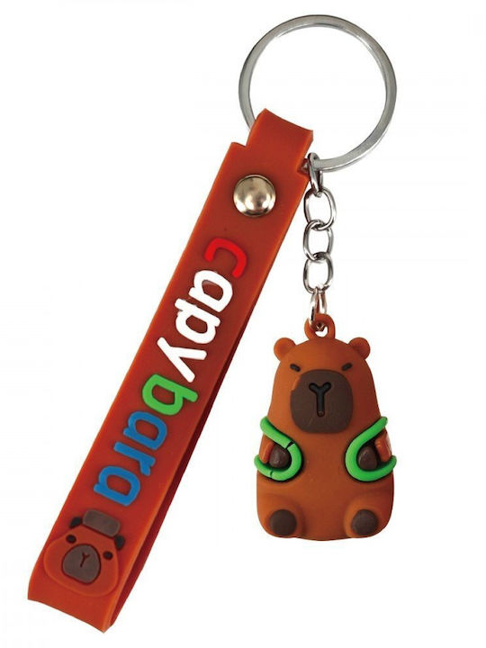 Capybara Keychains Mix Display 12 Pieces