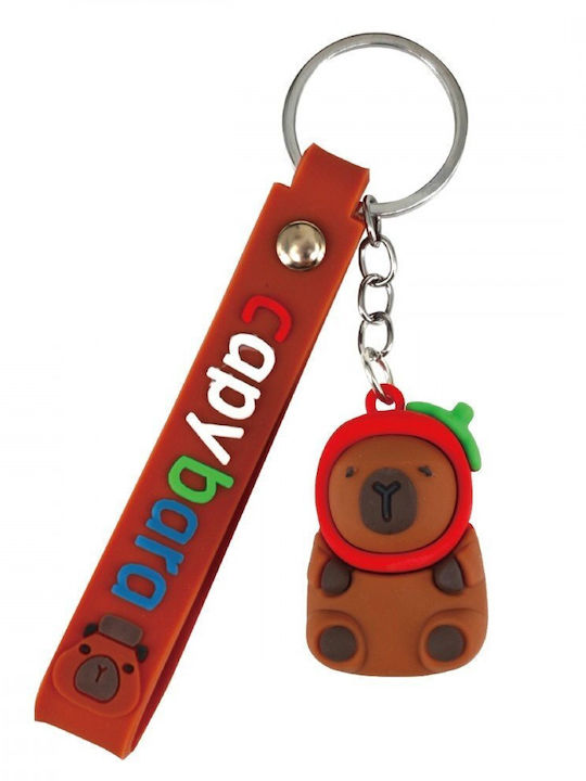 Capybara Keychains Mix Display 12 Pieces