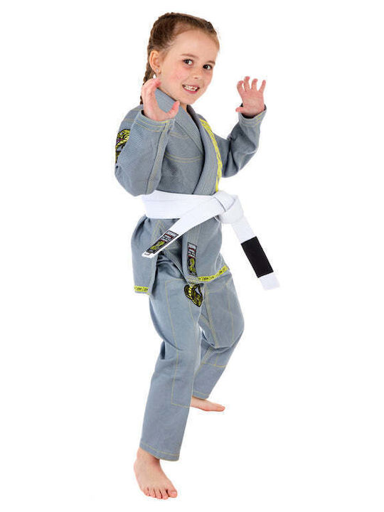 Tatami Fightwear Gi Tatami Kids Brazilian Jiu Jitsu Uniform Gray