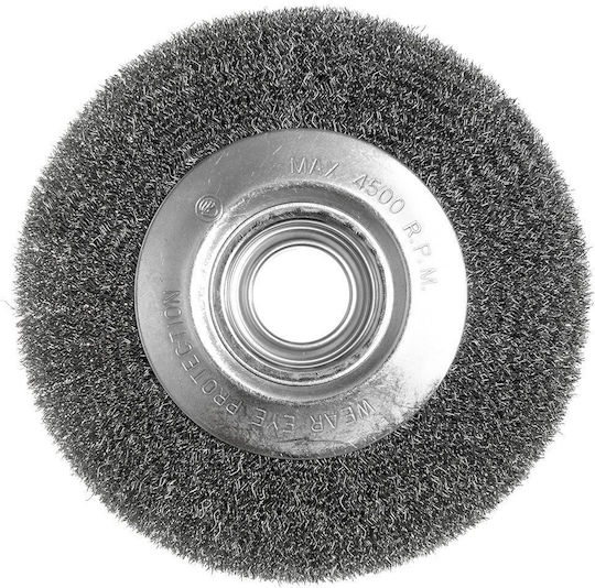 Συρμάτινη Βούρτσα Δίσκου 200 X 32 Mm Κυματοειδές Σύρμα Ατσάλι