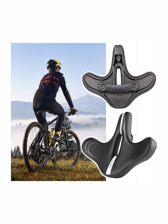 Black Bicycle Saddle City