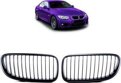 Mtuning Sportliche Auto Dekorative Maske Monogitter Matt Schwarz BMW 3 E92 E93 Facelift 2010-2013