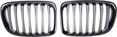 Mtuning Αθλητική Μάσκα Γρίλια Μονά Ζάρια Gloss Black Bmw X1 E84 2009-2015