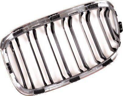 Sport Grille Double Bars Chrome & Black BMW 1 F20 F21 2011-2015 Pre Facelift