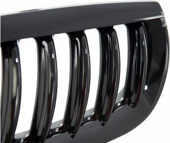 Mtuning Предна Маска Отделни Решетки Гланц Черен Bmw X3 E83 Pre-facelift 2003-2006