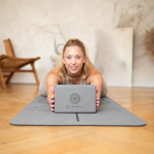 HMS Kj02 Yogablock Grau HMS