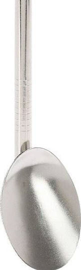 Excellent Houseware Metallische Strohhalme Getränke Dessertlöffel Trink Kaffee Latte Eiskaffee 2in1 + Reiniger 4 Stück Set Strohhalme Löffel