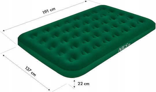 Nils Double Camping Sleeping Mat 191x137cm in Green color