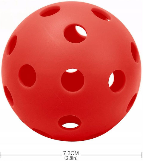 Unihockey Match Ball Red Enero 6pcs