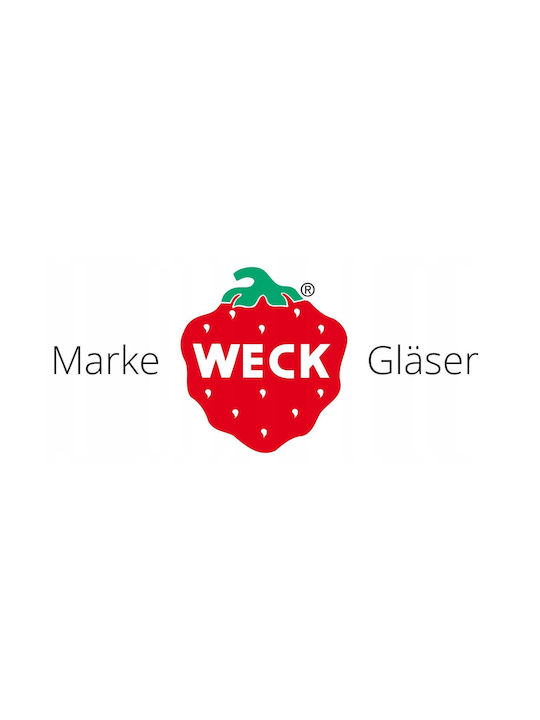 Weck Σετ 12τμχ Βάζα Γενικής Χρήσης με Καπάκι Γυάλινο Διάφανο 50ml
