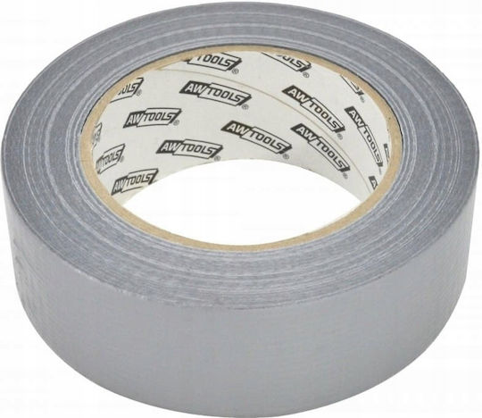AWTools Self-Adhesive Fabric Tape Silver 1pcs