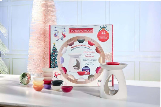 Yankee Candle Χριστουγεννιάτικο Σετ Αρωματικών Wax Melts με Άρωμα Κανέλα 12τμχ 22gr