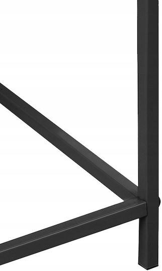 Beliani Topf Metallisch Black