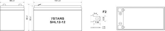 Comex Μπαταρία UPS με Τάση 12V 1τμχ