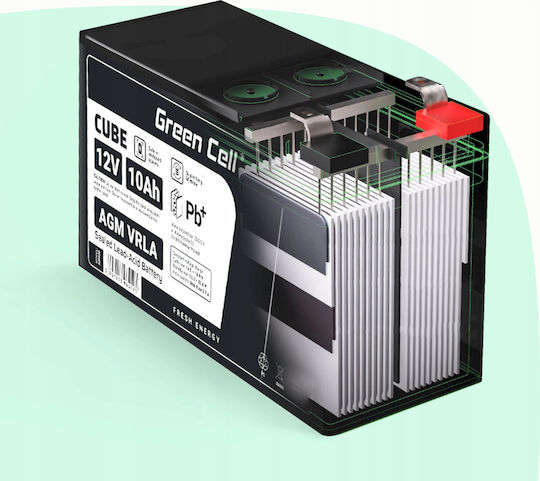 Green Cell Μπαταρία UPS με Χωρητικότητα 90Ah και Τάση 12V 1τμχ