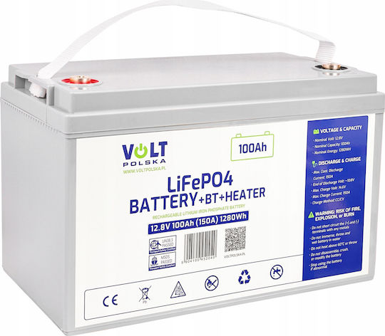 Azo Digital UPS Battery with Capacity 100Ah and Voltage 12.8V 1pcs