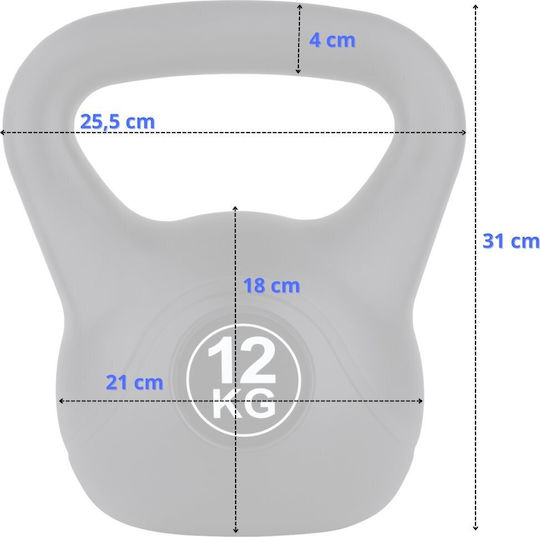 Funfit Gym&fitness 12 Kg Exercise Kettlebell