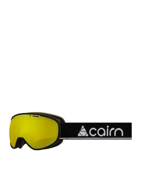 Cairn Genius Otg Spx1 Mat Ski & Snowboard Goggles Kids Black with Lens in Black Color