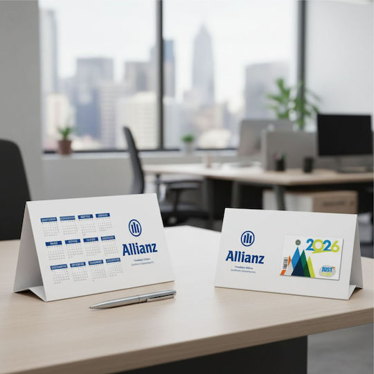 Desk Calendar Single Page Clubs & Businesses Photo Size 22x11 Centimeters