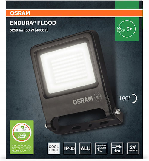 Ledvance Endura Waterproof LED Flood Light 50W Natural White 4000K IP65