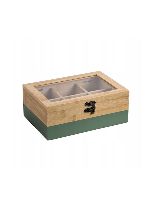 Kesper Wooden Green Tea Box with Lid 15x8x21cm