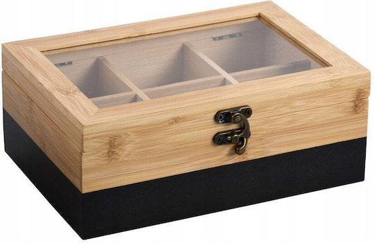 Kesper Κουτί για Τσάι με Καπάκι Ξύλινο 15x8x21cm