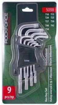 Rockforce Σετ 9 Κλειδιά Torx