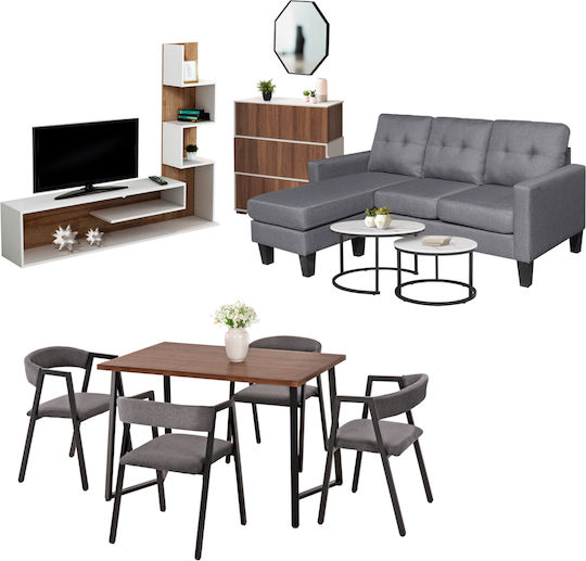 HomeMarkt Σετ Σαλονιού 11τμχ HM21295