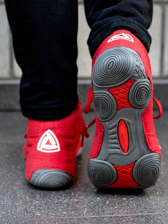 LA Sport Wrestling Shoes Red