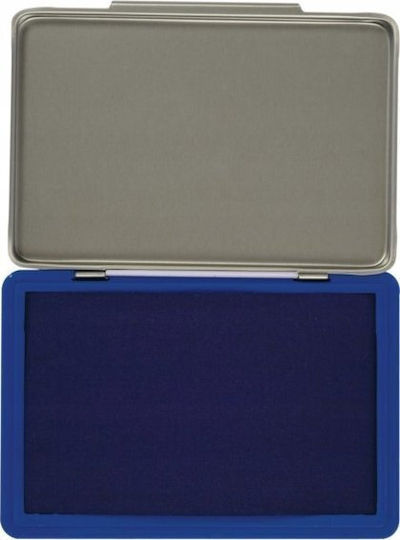 Q-connect Stamp Pad Ink 110x70mm Metal Blue