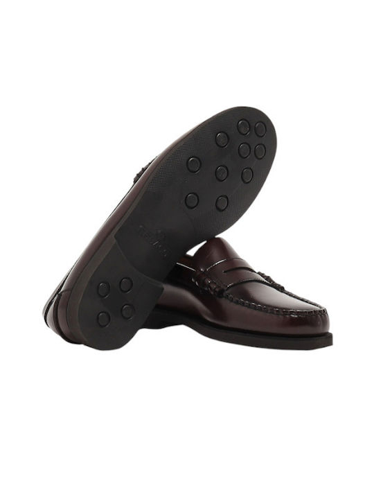 Dan Polaris Men's Moccasins Burgundy