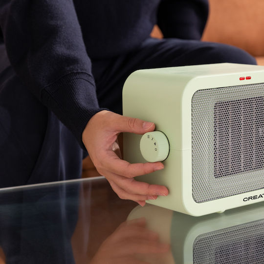 Create Warm Box Κεραμικό Αερόθερμο Δωματίου Δαπέδου Πράσινο 1500W
